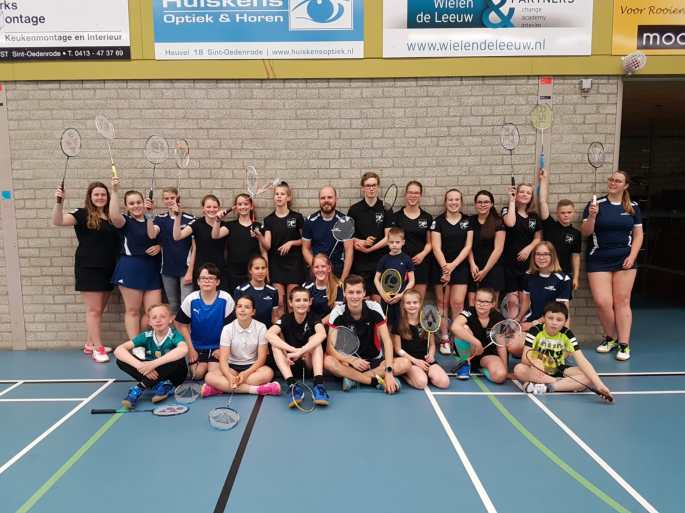 Groepsfoto uitwisseling